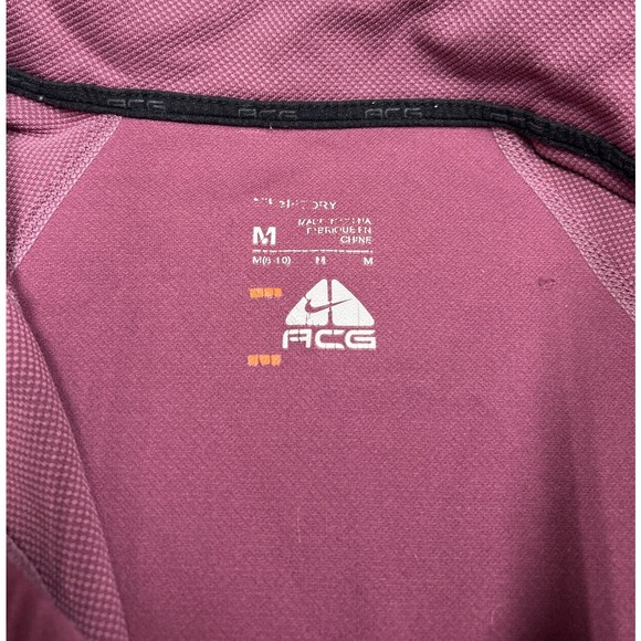 Nike ACG Dri-Fit Women's Purple Long Sleeve Quarter Zip Pullover Size Medium - Picture 8 of 12